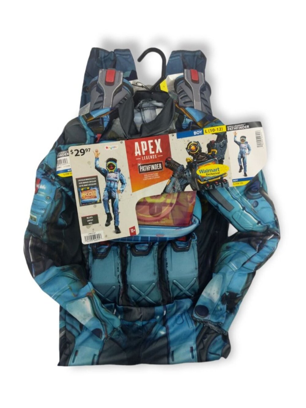 Disguise Apex Legends Pathfinder Boys Costume Size Large L 10-12 Jumpsuit Mask N